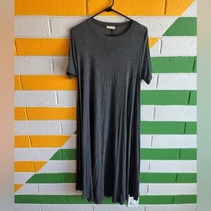 Flamingo Urban Charcoal Maxi Dress